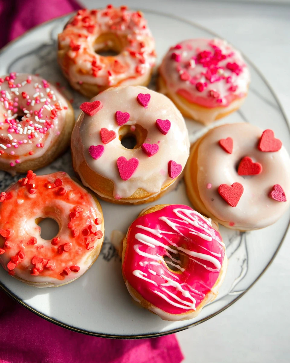 Valentine’s Day Air Fryer Biscuit Donuts