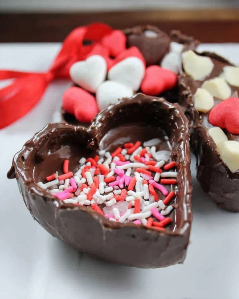 Valentine’s Day Chocolate Heart Bowl