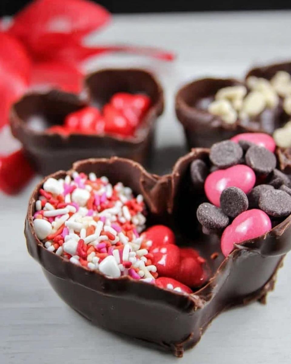 Valentine’s Day Chocolate Heart Bowl