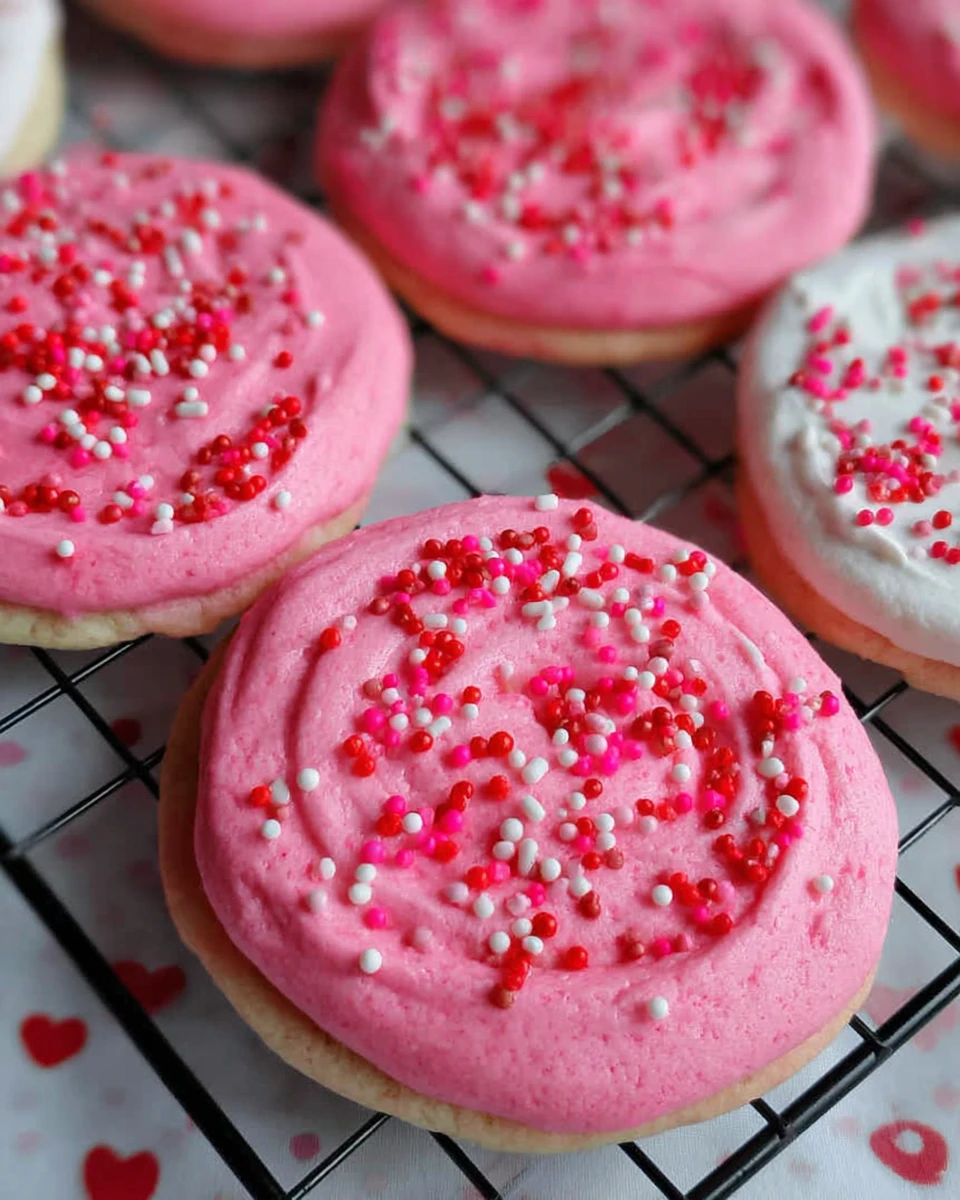 Valentine's Day Sprinkles Cookies