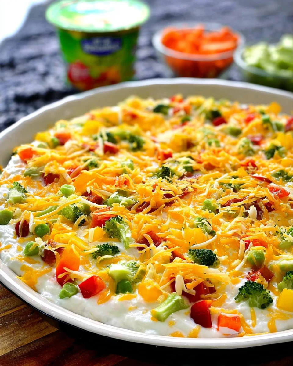 Veggie Pizza Dip
