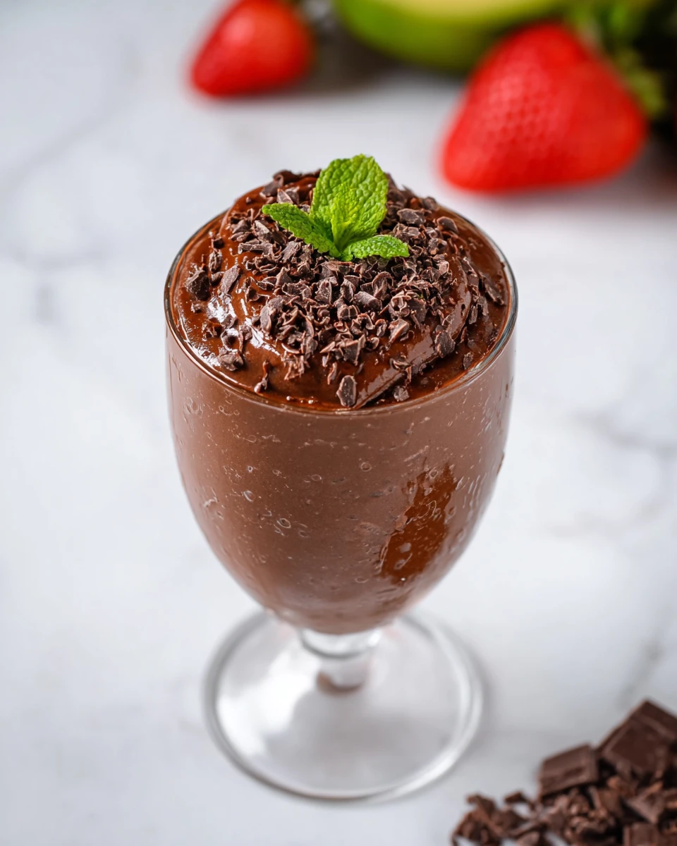 Avocado Chocolate Mousse