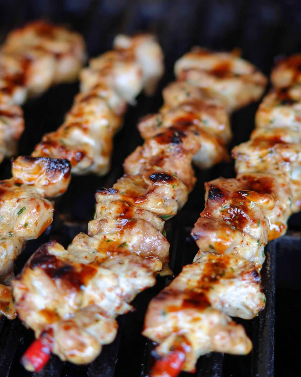 Bang Bang Chicken Kabobs