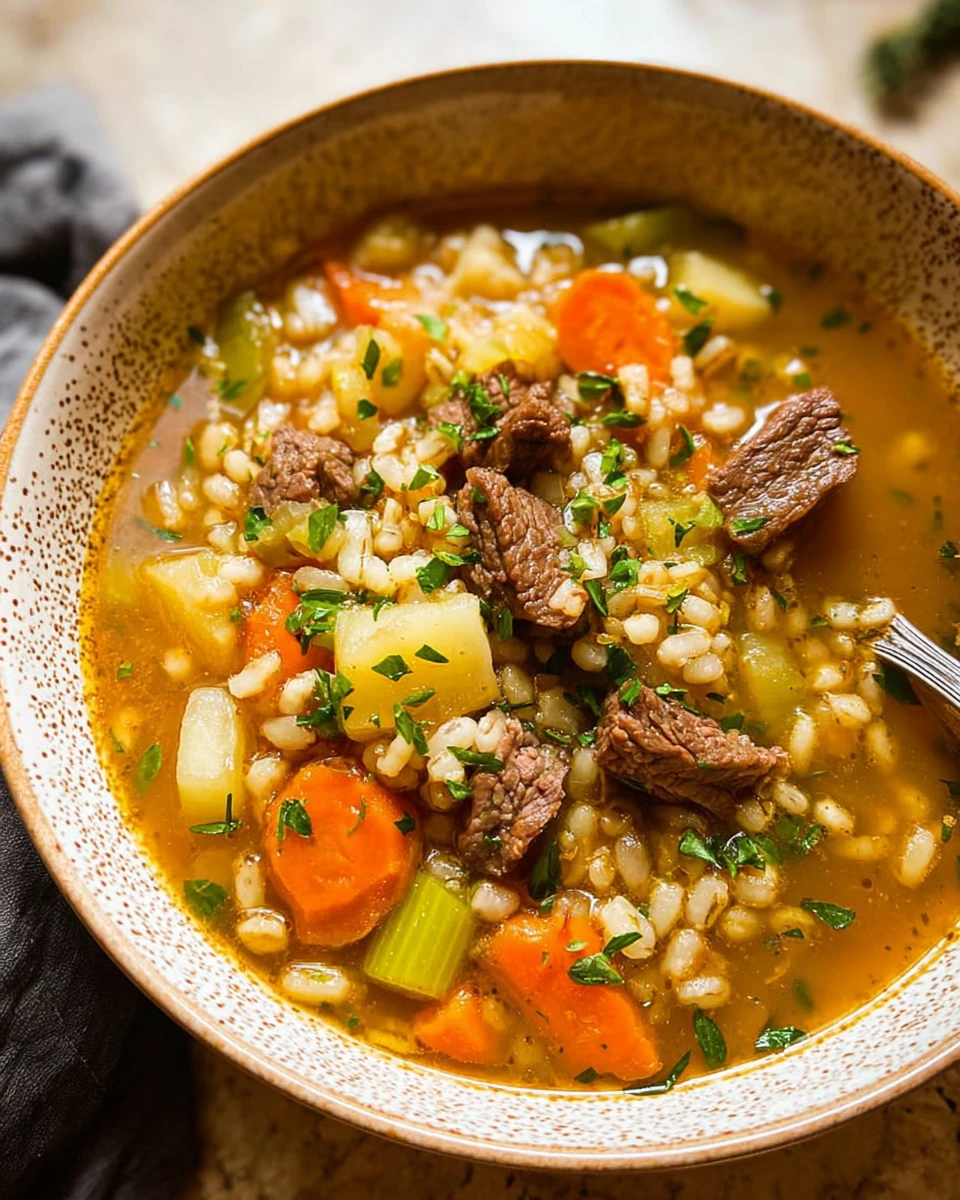 Beef Barley Soup