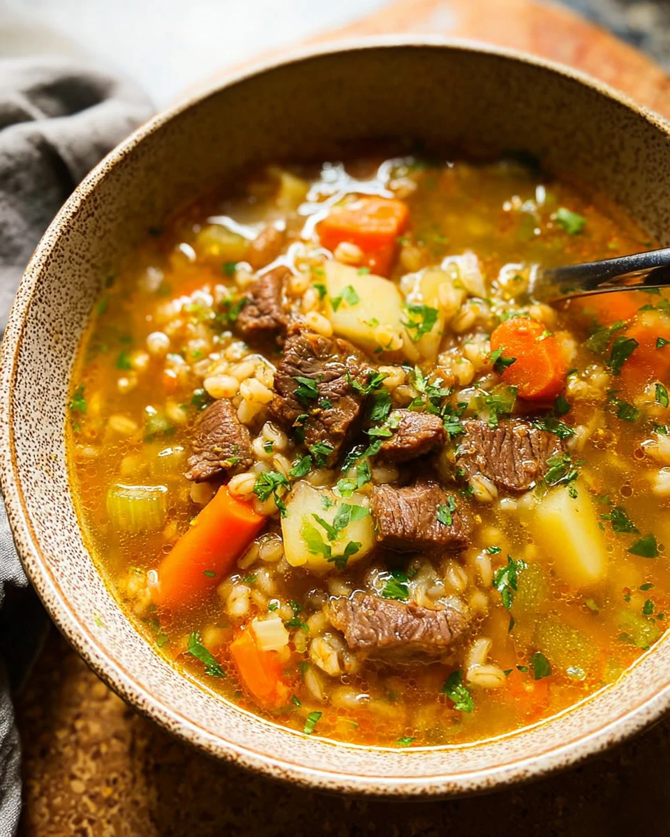 Beef Barley Soup