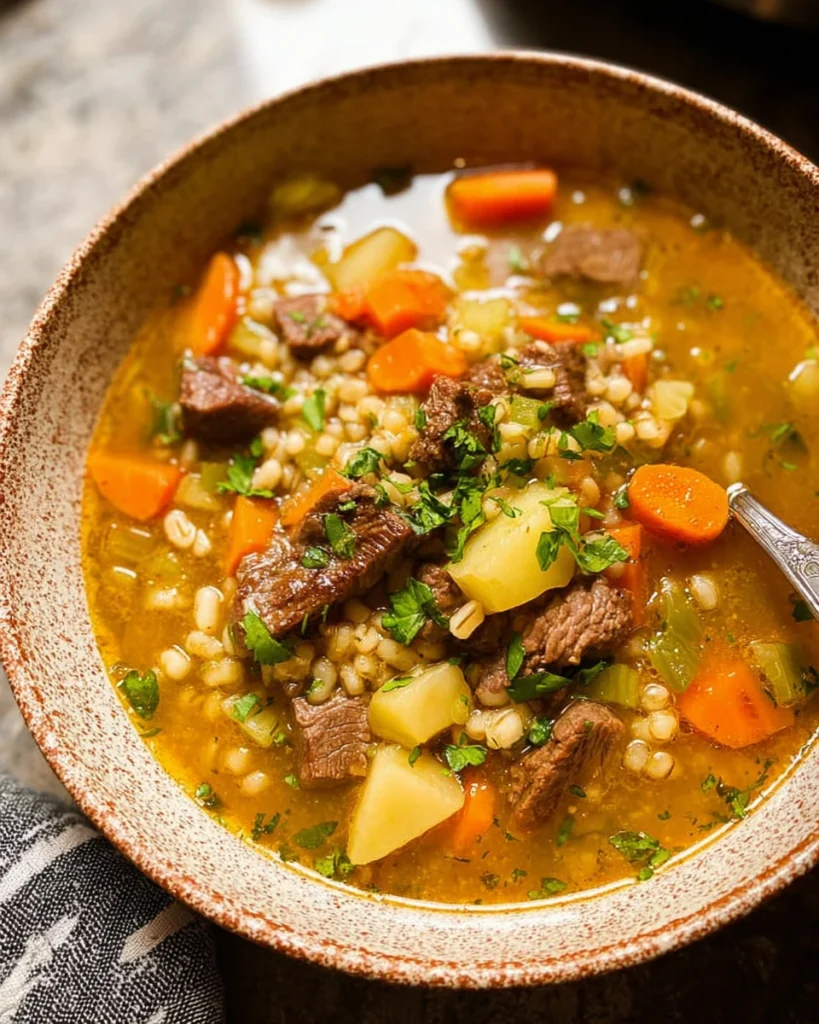 Beef Barley Soup
