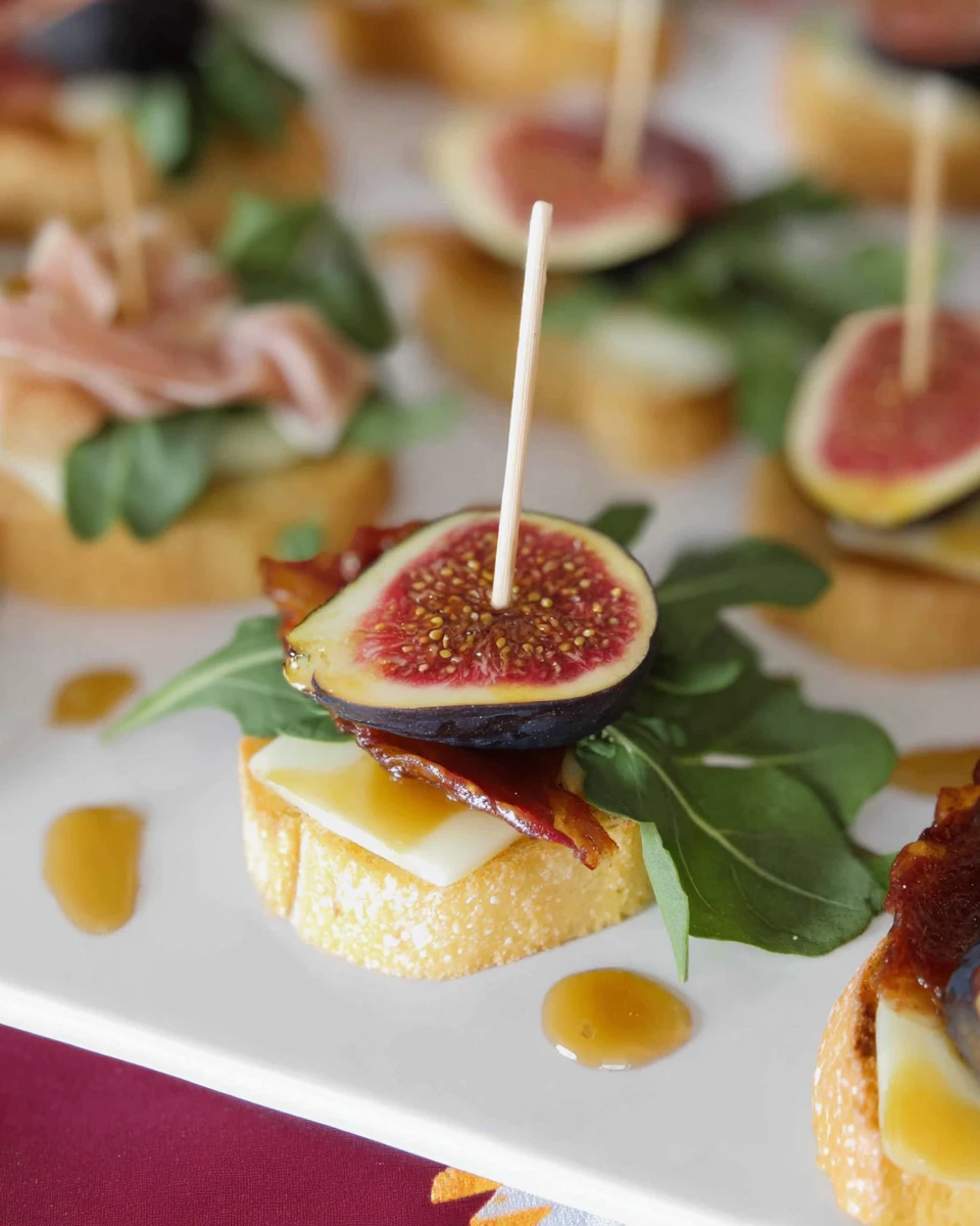 Brie and Fig Crostini