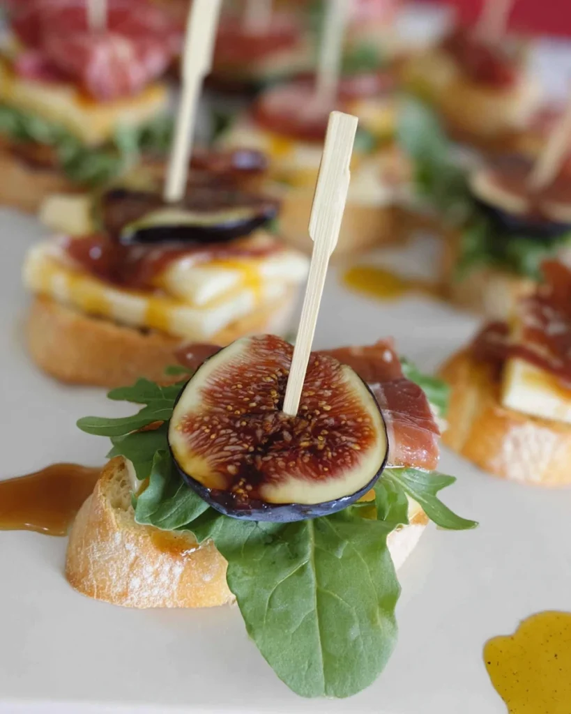 Brie and Fig Crostini