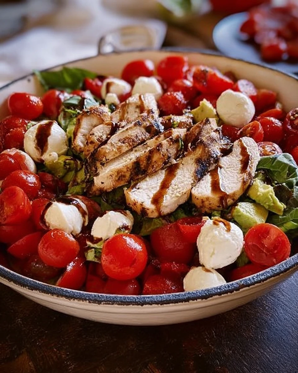 Chicken Caprese Salad