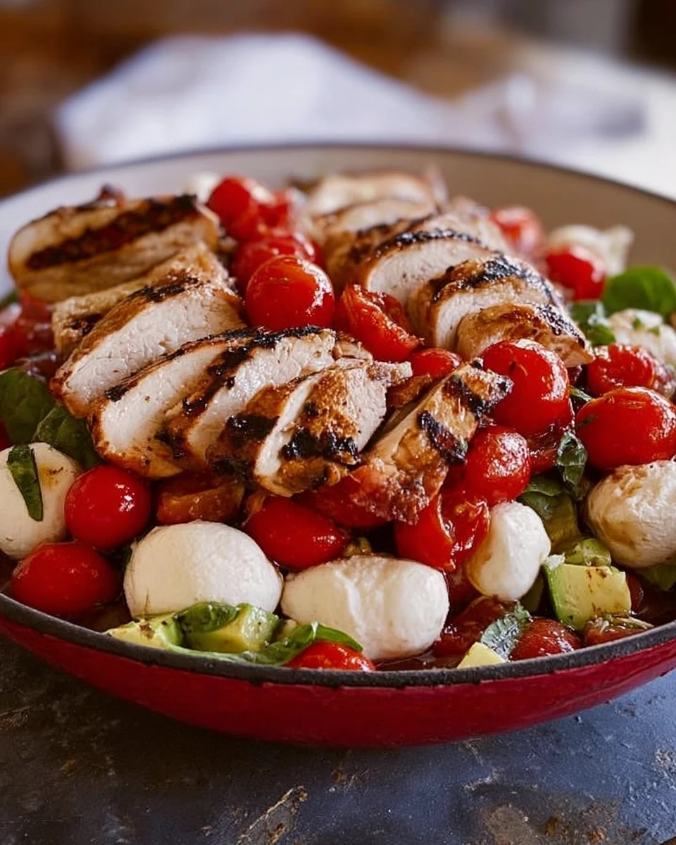 Chicken Caprese Salad