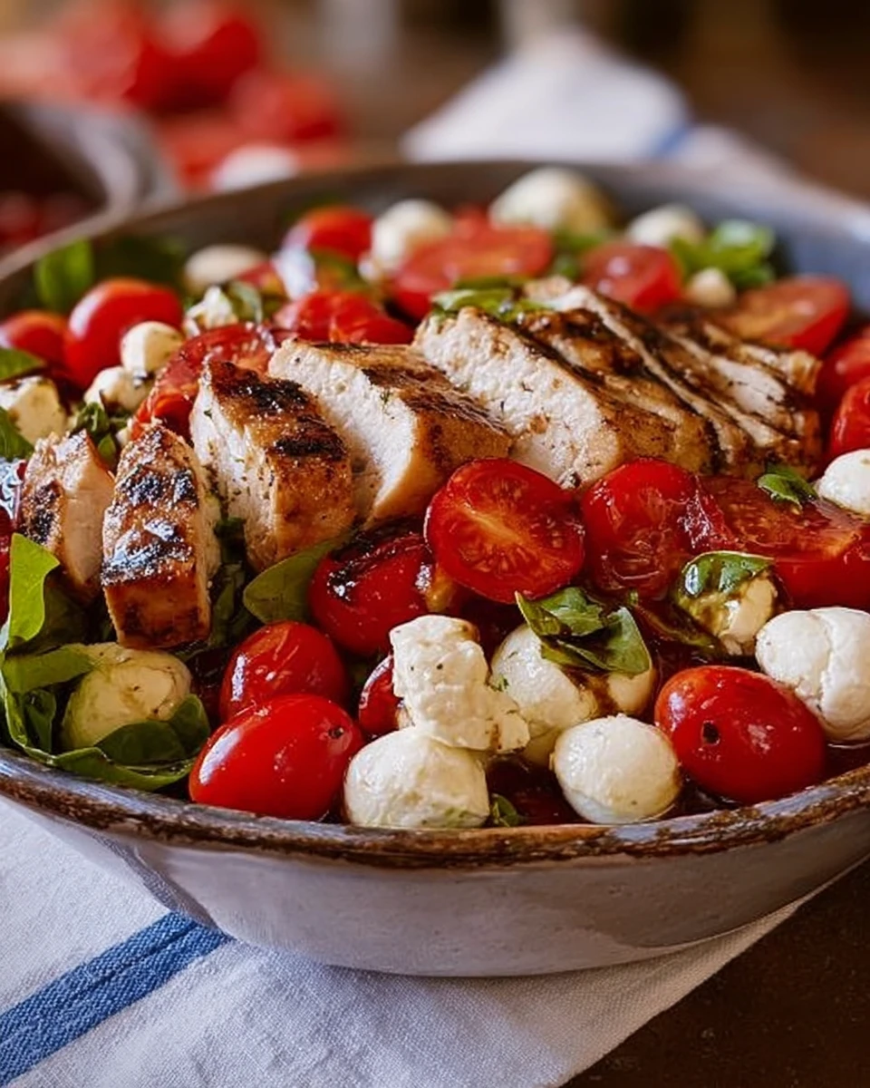 Chicken Caprese Salad