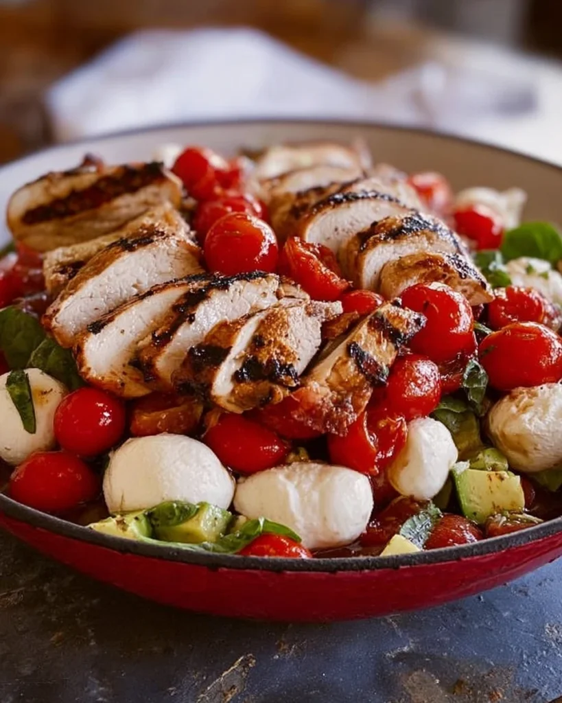 Chicken Caprese Salad