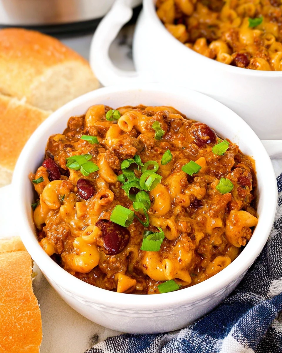 Chili Macaroni and Cheese