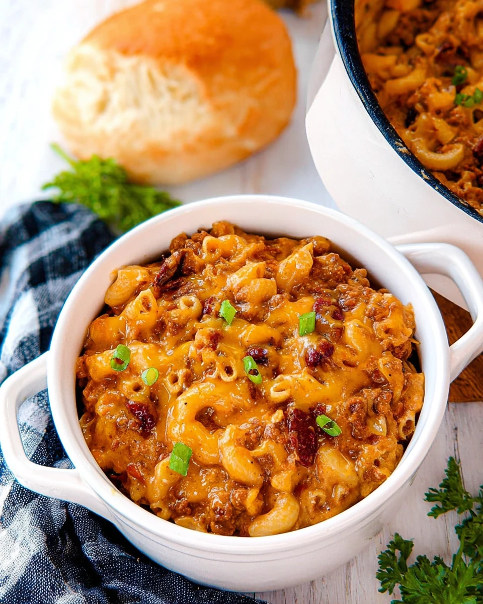 Chili Macaroni and Cheese