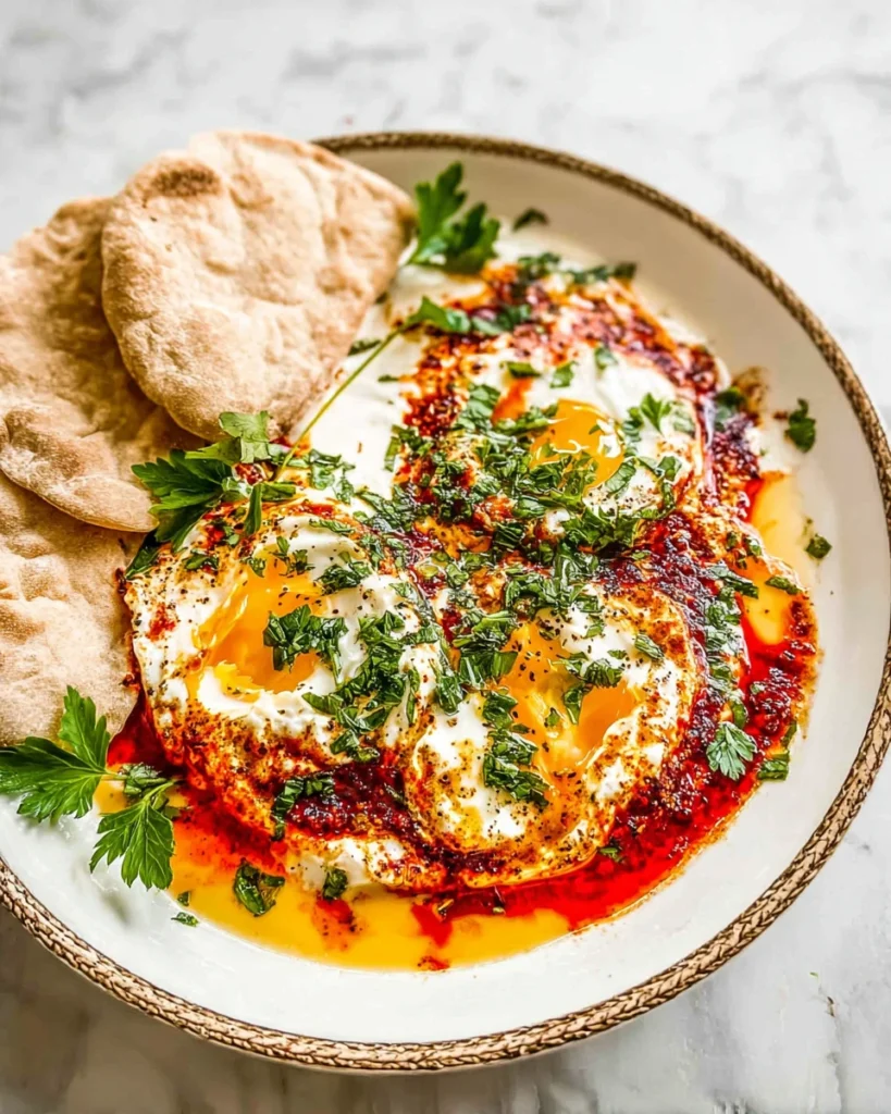 Cilbir Turkish Eggs in Yogurt