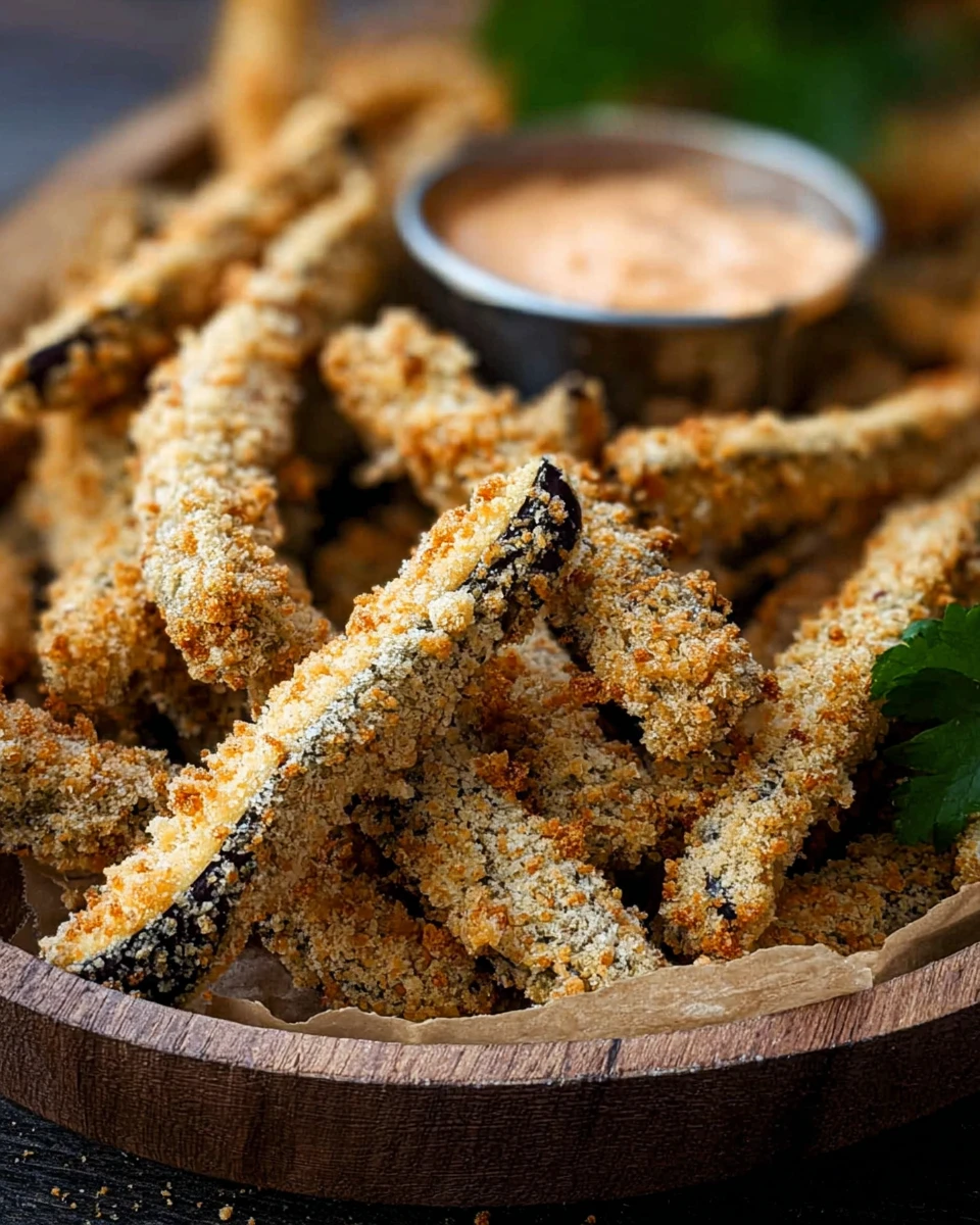 Crispy Eggplant Fries with Chipotle Aioli