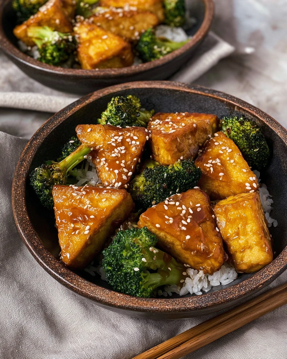 Crispy Teriyaki Tofu & Broccoli
