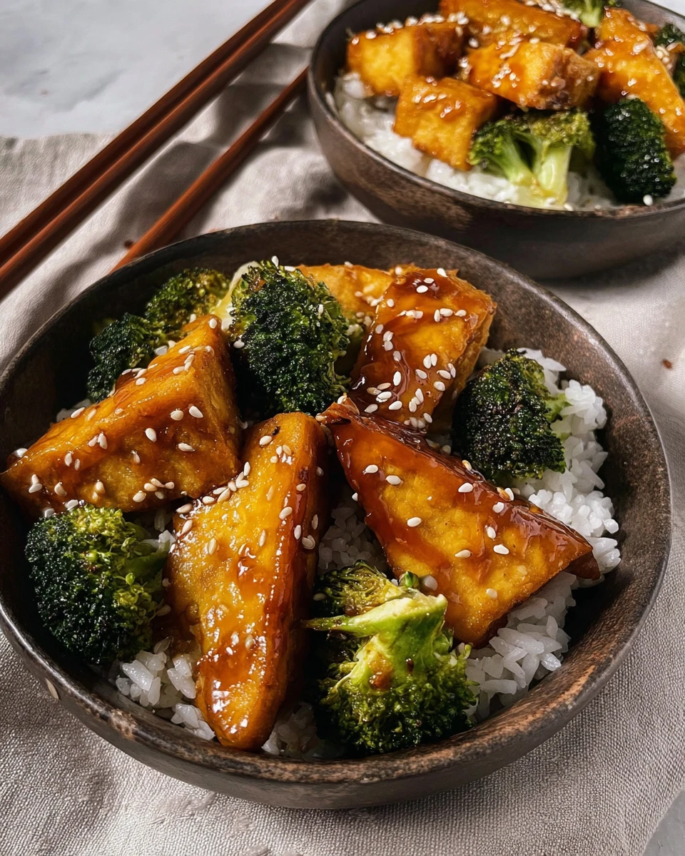 Crispy Teriyaki Tofu & Broccoli