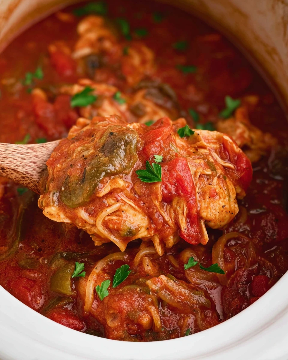 Crock Pot Chicken Cacciatore