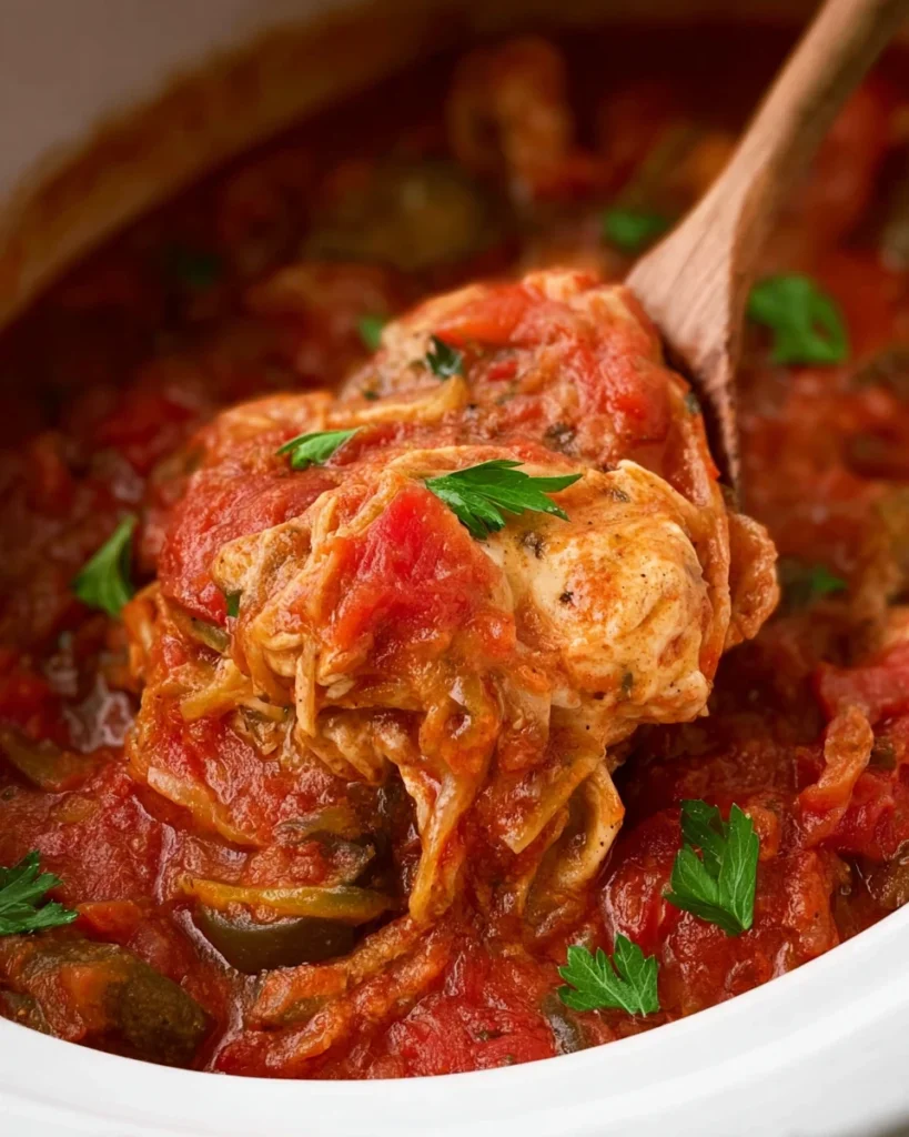 Crock Pot Chicken Cacciatore