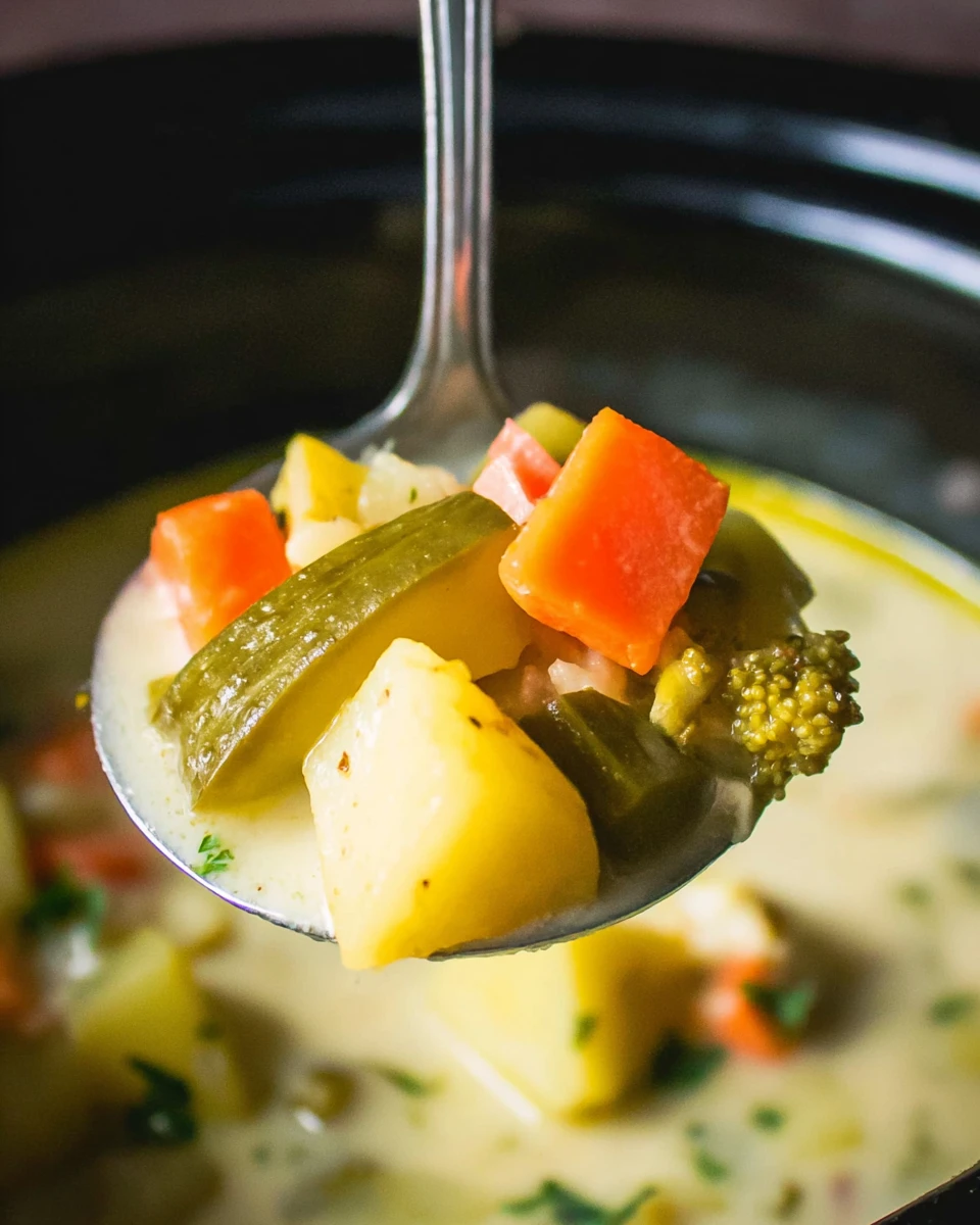 Crockpot Pickle Soup