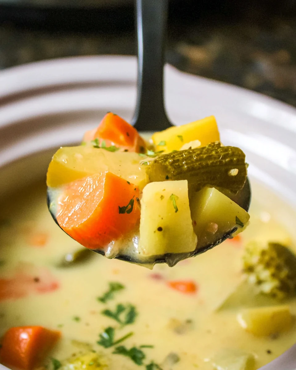 Crockpot Pickle Soup