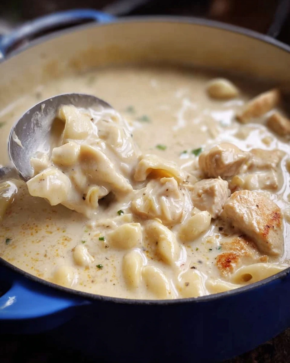 Garlic Parmesan Chicken Chowder