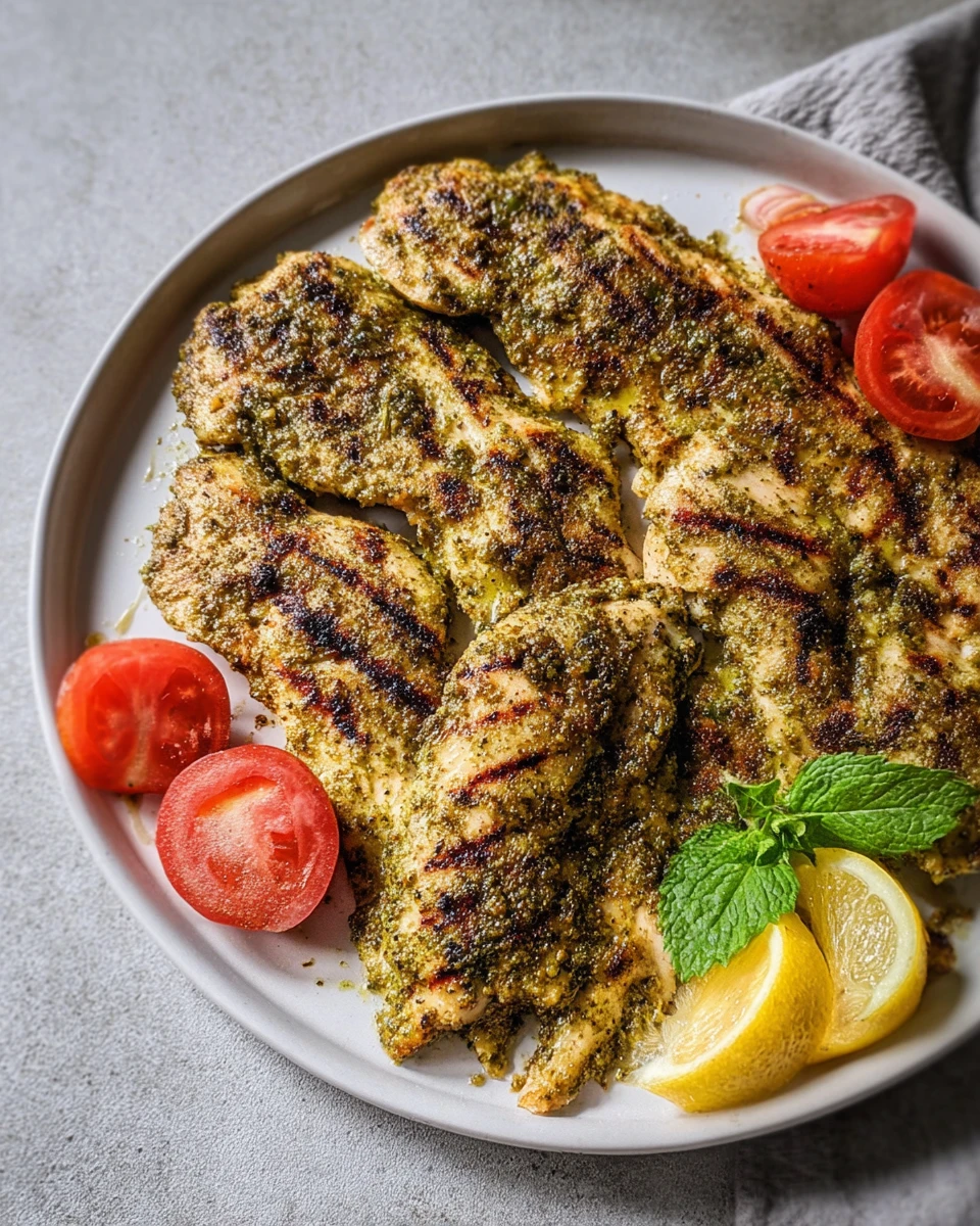 Grilled Pesto Chicken