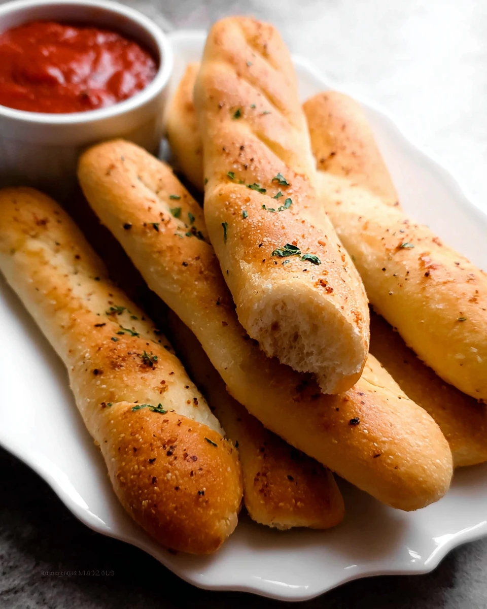 Homemade Soft Breadsticks