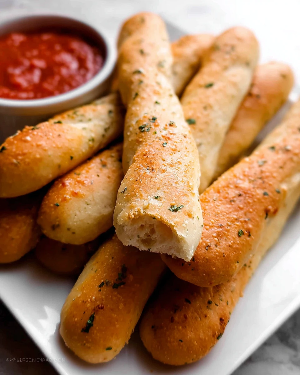 Homemade Soft Breadsticks