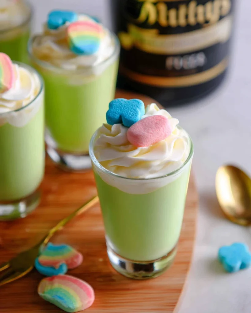Lucky Charms Pudding Shots