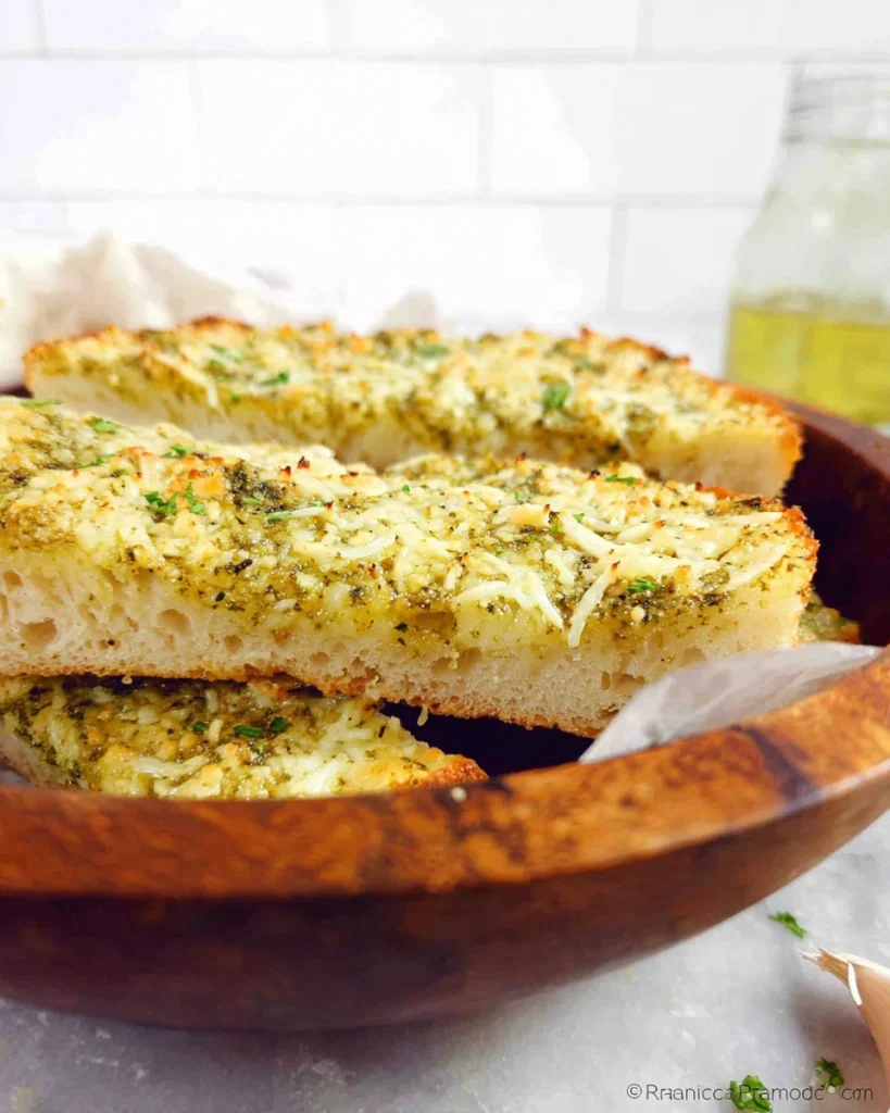 Pesto Garlic Bread