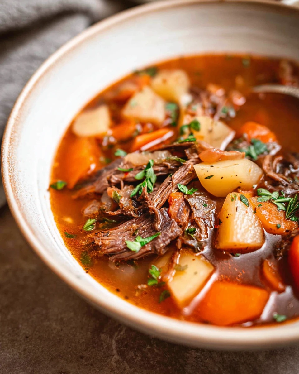 Pot Roast Soup