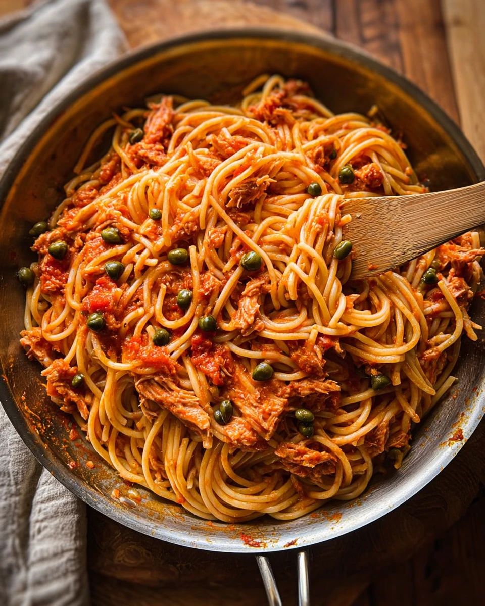 Quick Tuna Pasta with Capers