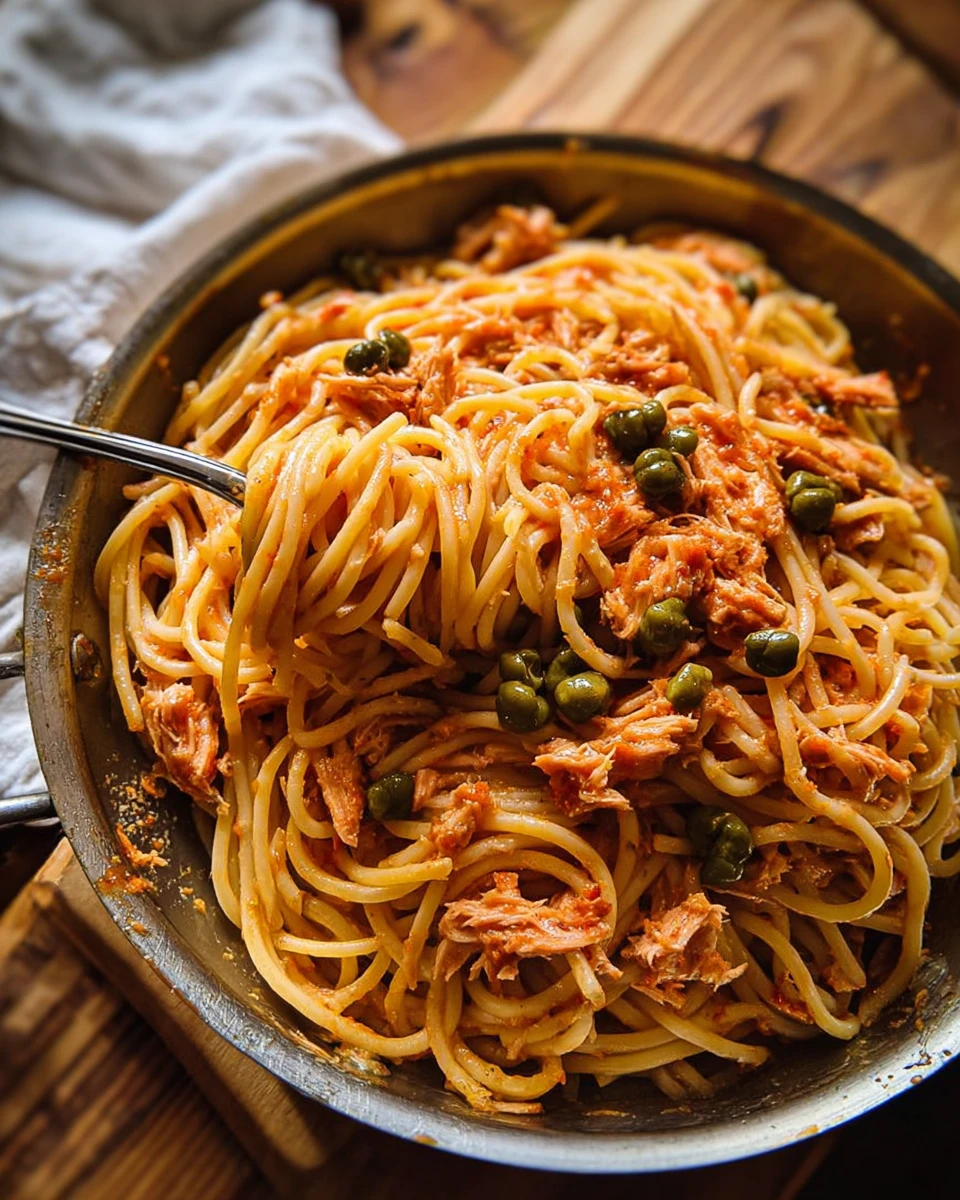 Quick Tuna Pasta with Capers