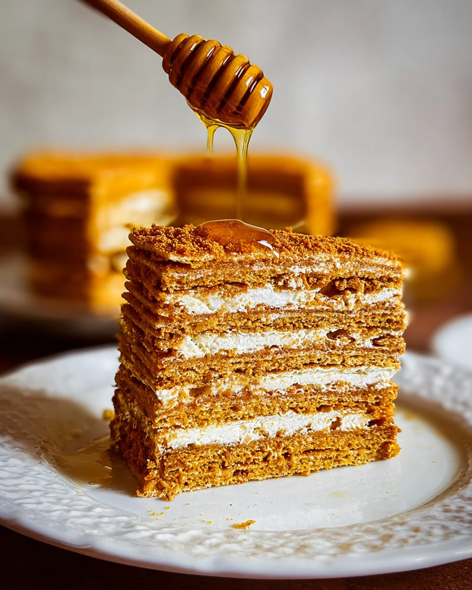 Russian Honey Cake Medovik