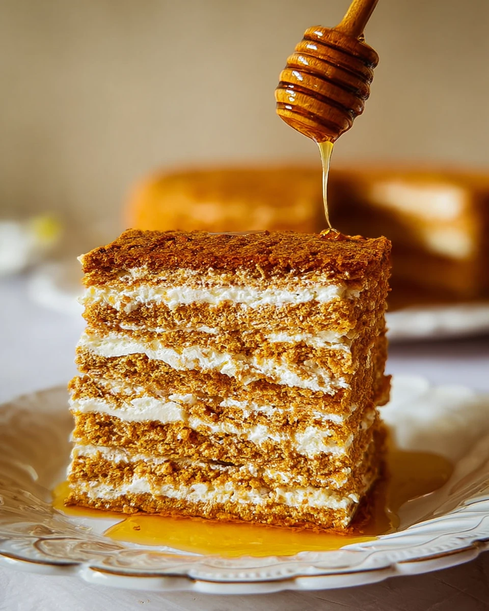 Russian Honey Cake Medovik