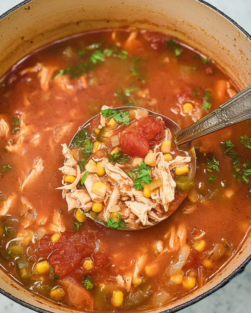 Salsa Chicken Soup