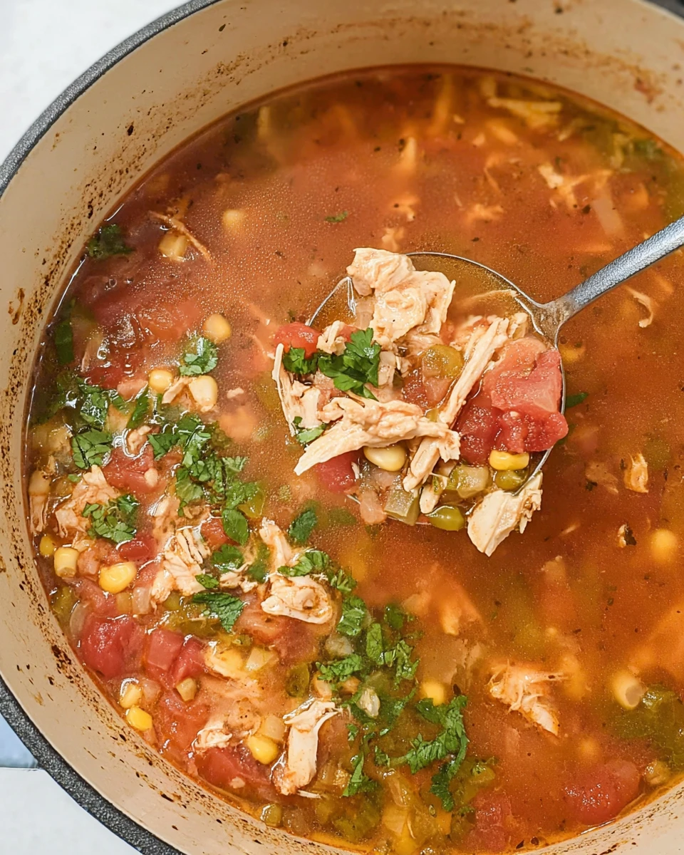 Salsa Chicken Soup