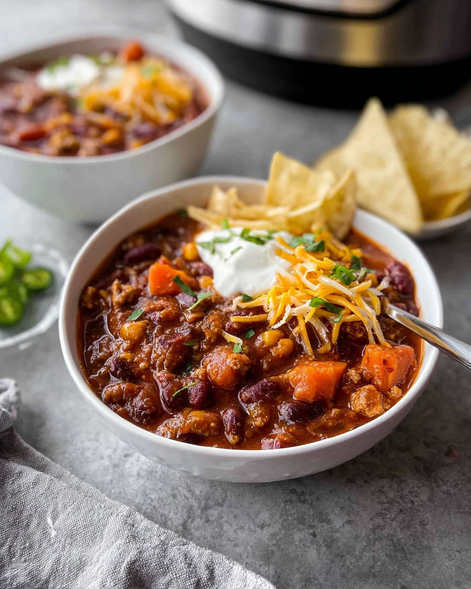 Slow Cooker Turkey Chili