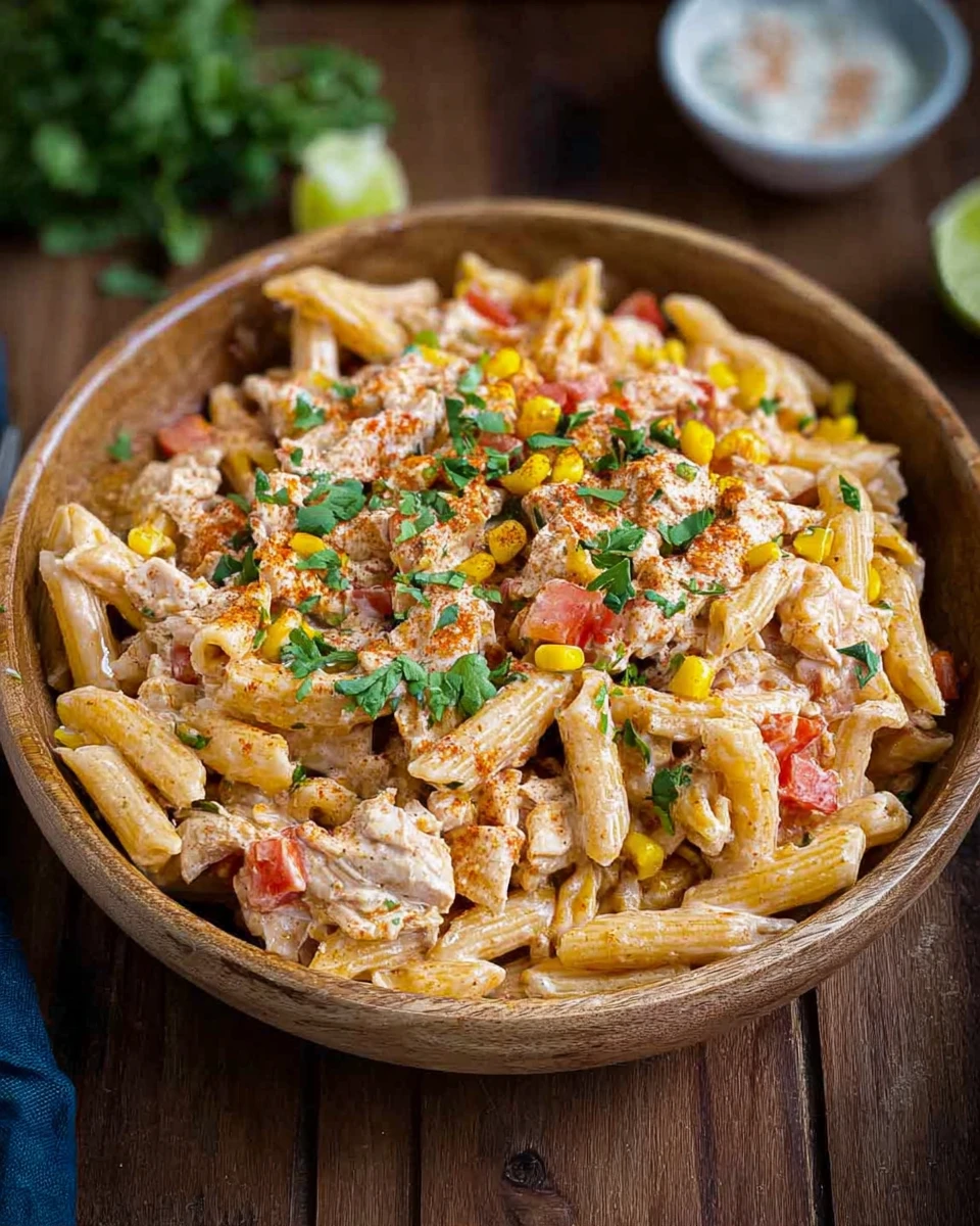 Sriracha Chicken Pasta Salad