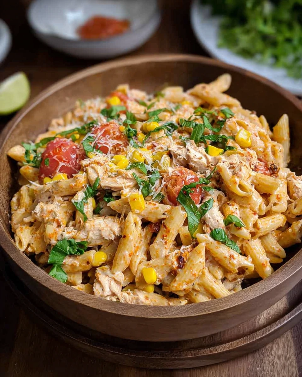 Sriracha Chicken Pasta Salad
