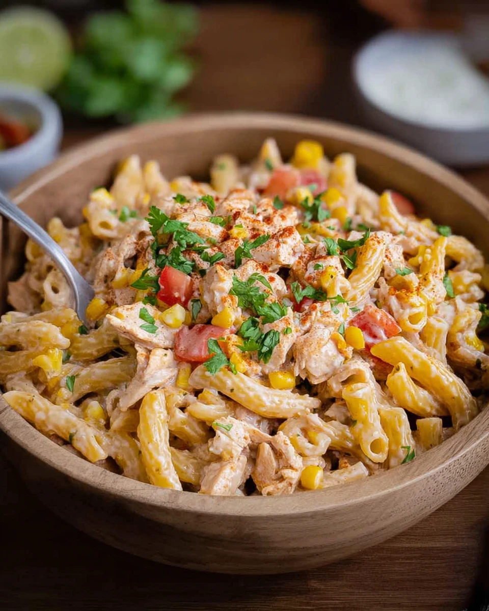 Sriracha Chicken Pasta Salad