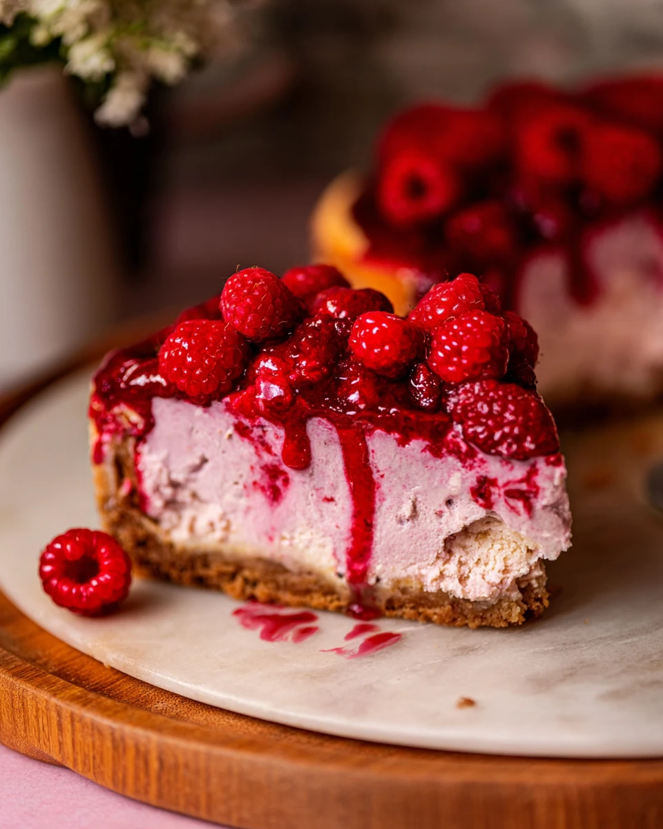Ultra Raspberry Cheesecake