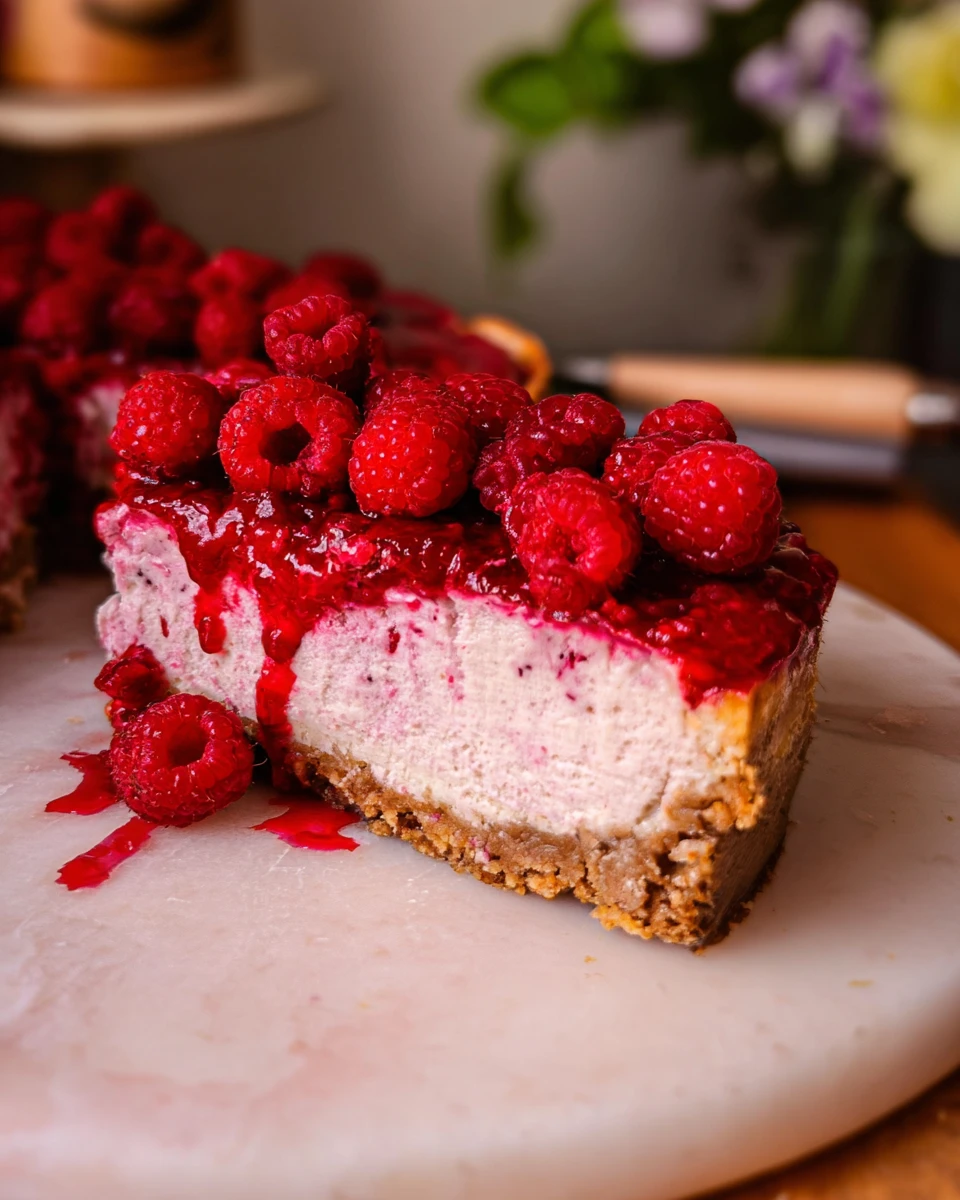 Ultra Raspberry Cheesecake