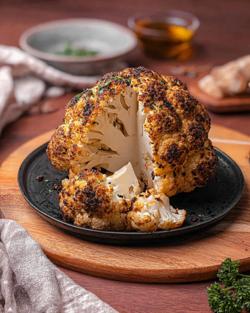 Whole Roasted Cauliflower
