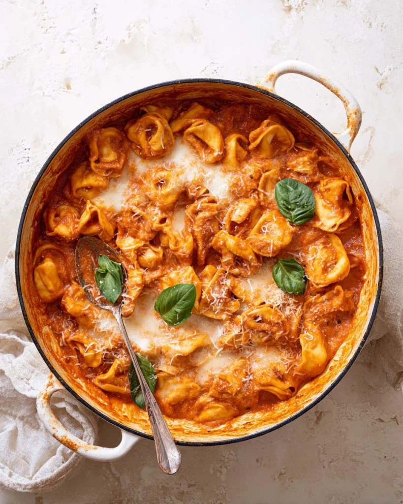 Baked-Cheese-Tortellini-in-Vodka-Sauce-Recipe