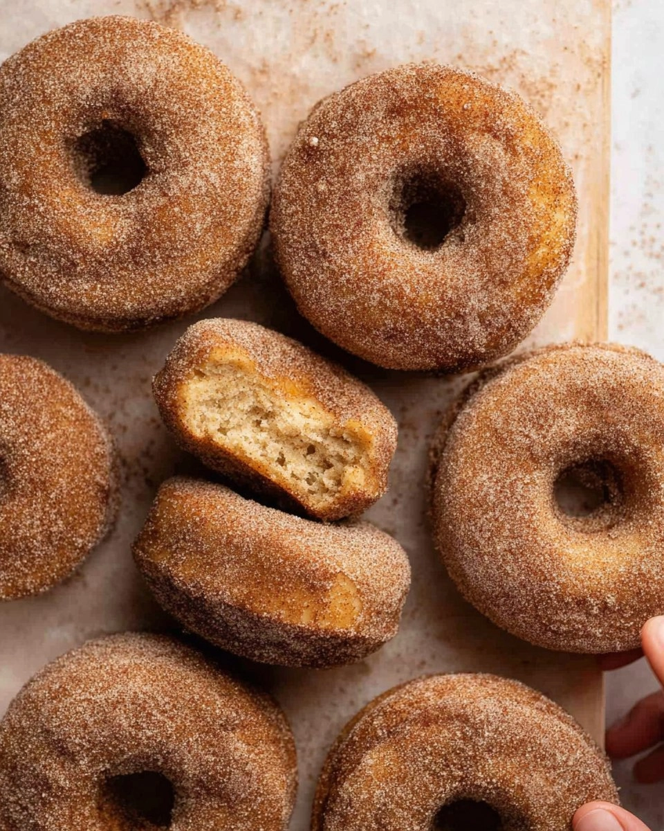 Baked Cinnamon Sugar Donuts