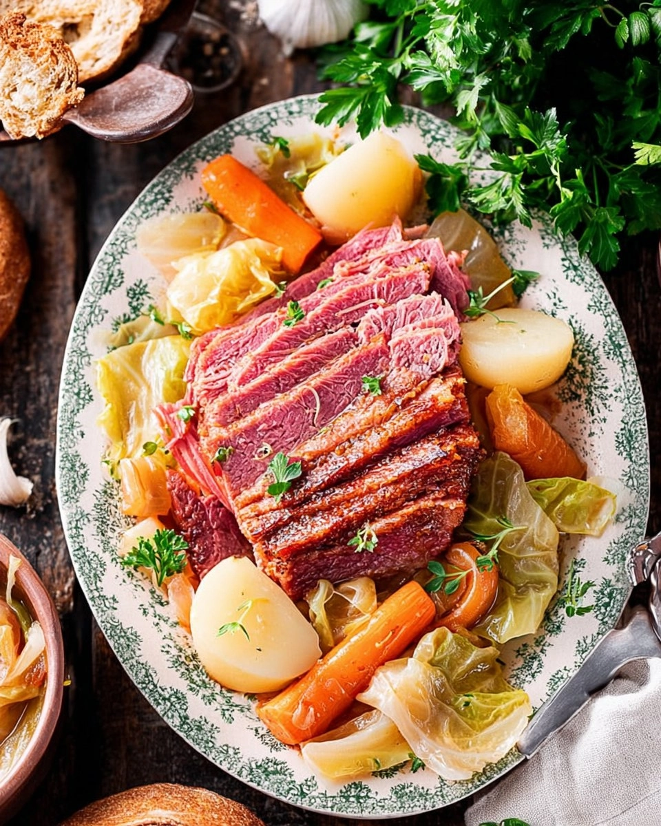 Baked Corned Beef and Cabbage