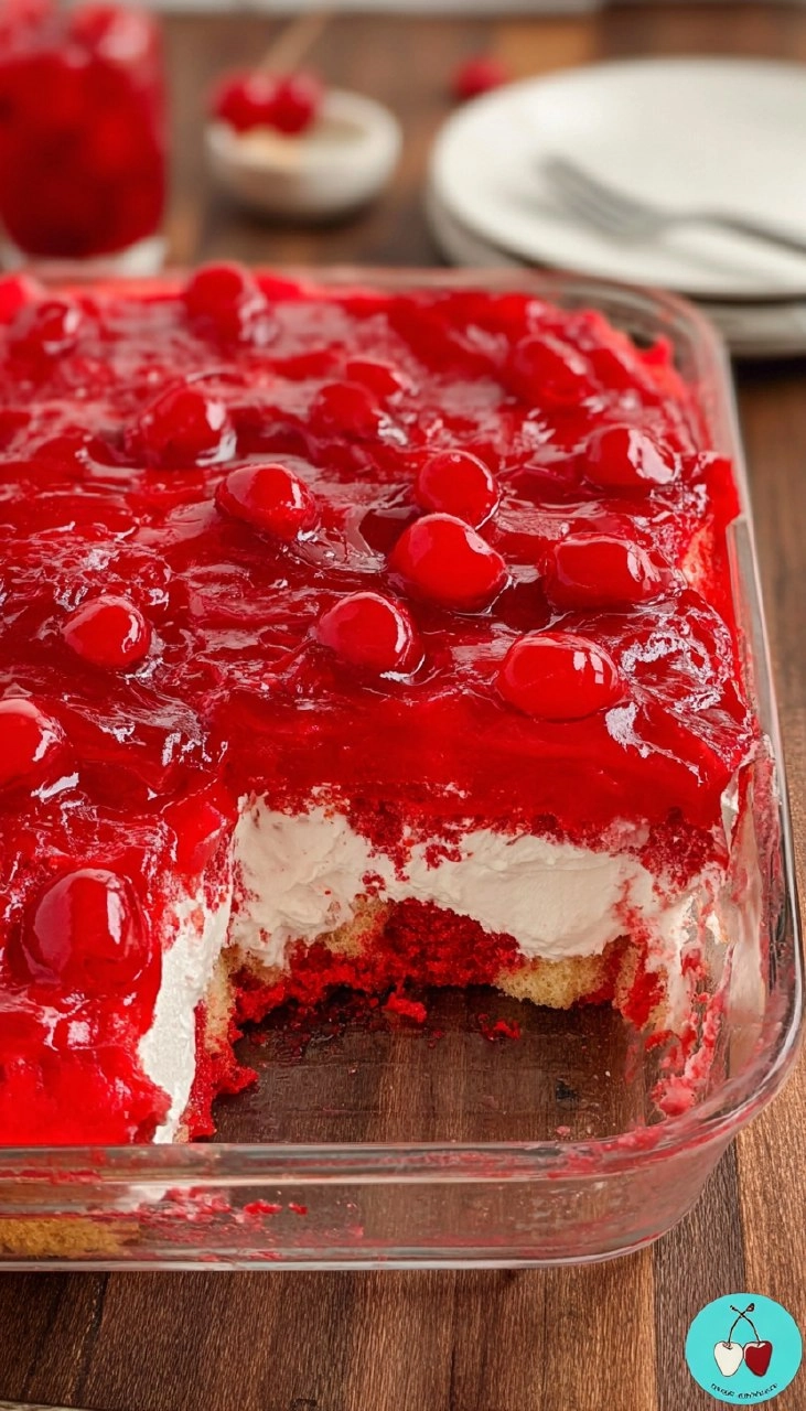 Cherry Poke Cake